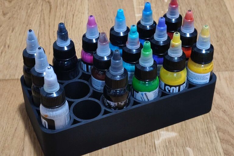 Bloc de rangement pour couleur de tatouage
