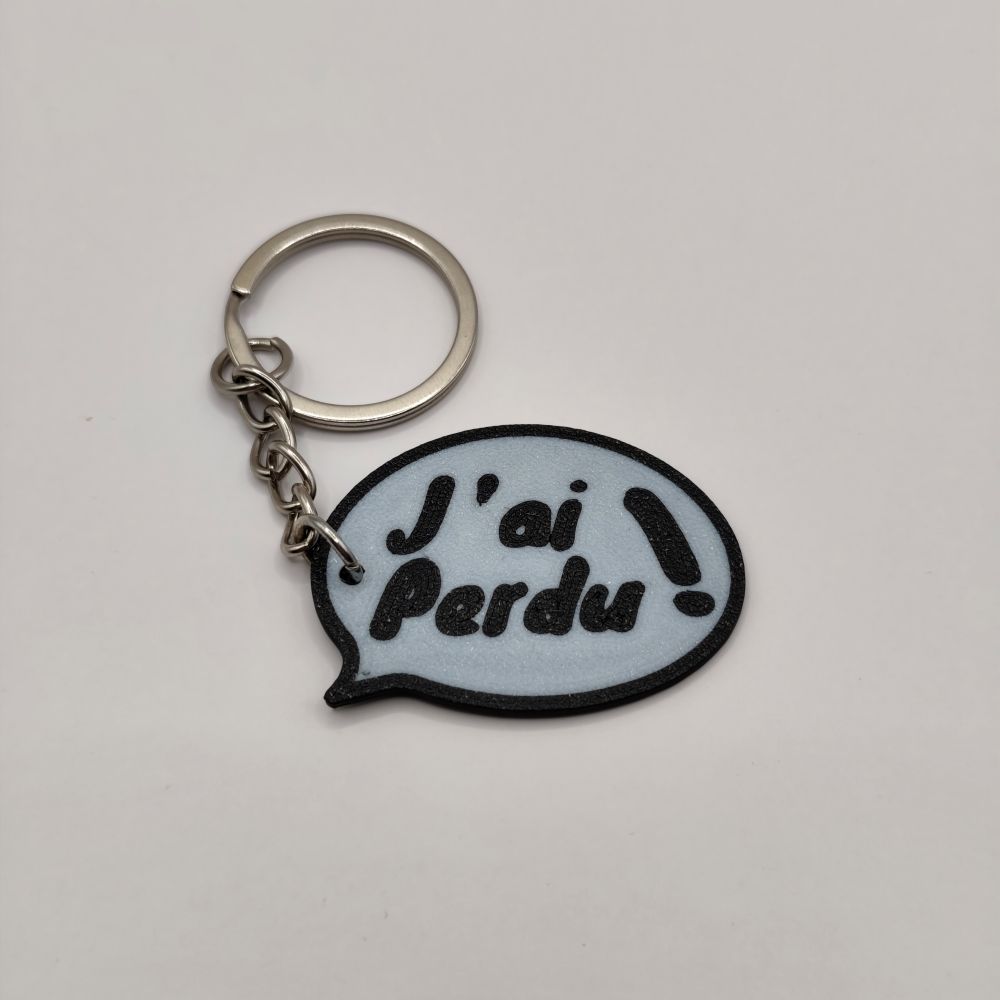 Porte clé "j'ai perdu" - Bulle de dialogue – Image 3